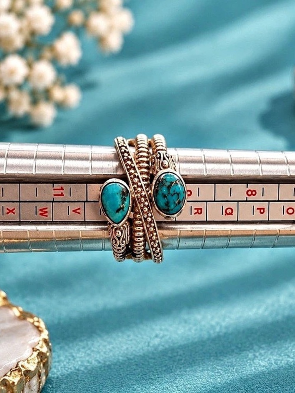 Vintage Turquoise Statement Ring